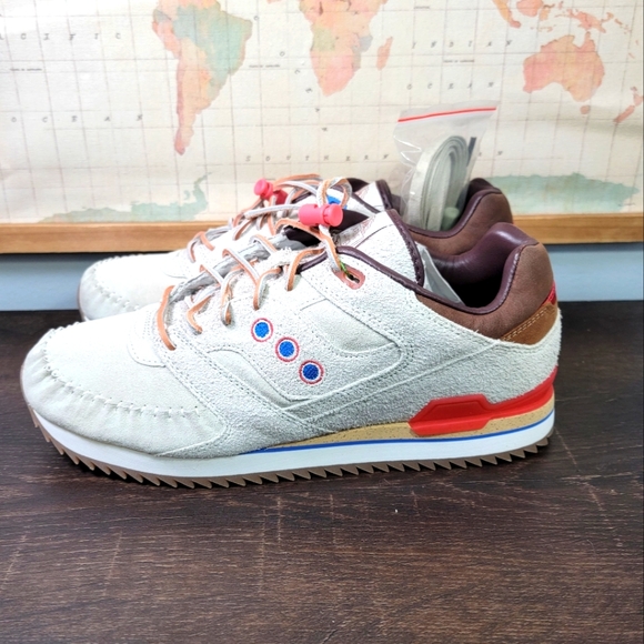 BRAND NEW Saucony Courageous Moc Lapstone & Hammer Collab Men's Size 10.5 - Picture 3 of 6